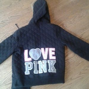 Vs, Pink Zip up Hoddie