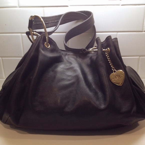 Juicy Couture Black Leather Bag
