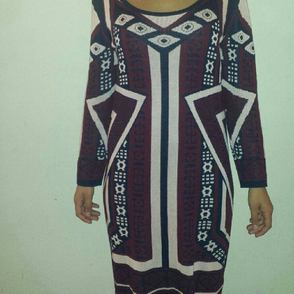 Beautiful long sleeve tribal dress.