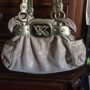 ⭐️Kathy Van Zeeland Gray Purse⭐️