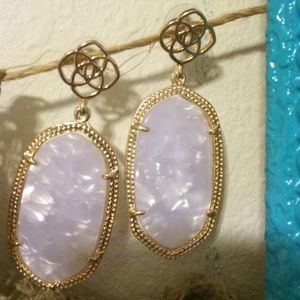 Pearl Inspired Kendra Scott Drop Earrings