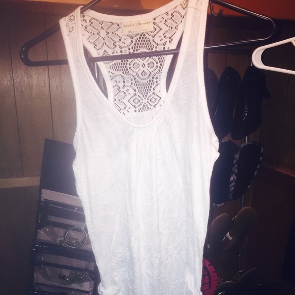 White racer back