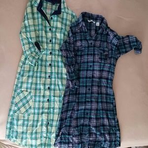 Spring and Fall shirt dresses