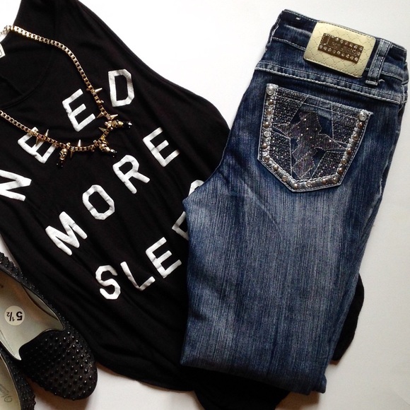 🎉HOST PICK🎉 Blue Denim Distressed Skinny Jeans