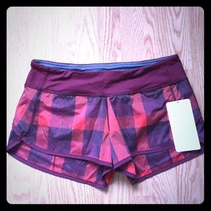 NEW Lululemon run speed shorts size 8 NWT