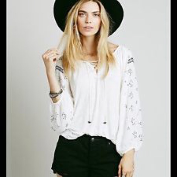 Free People Golden Nugget lace up Tunic - Picture 4 of 4