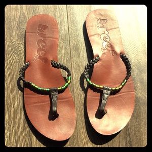 Mood bead sandals