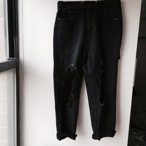 Super Distressed UNIF Jeans.