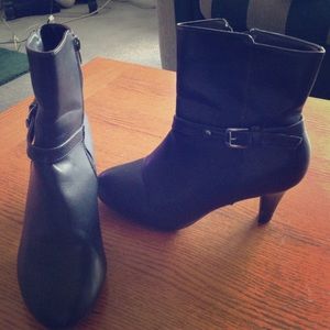 Black Buckle Boots