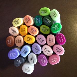 Copic Sketch Art Markers Bundle of 27 Double Ended