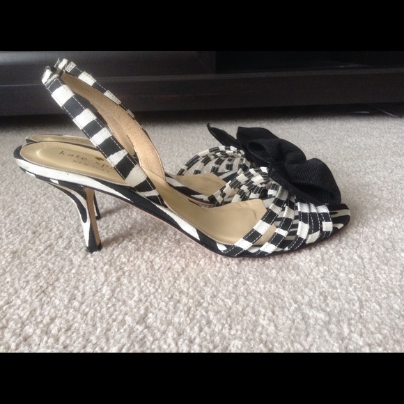SOLD Kate Spade Zebra heels - Picture 2 of 4