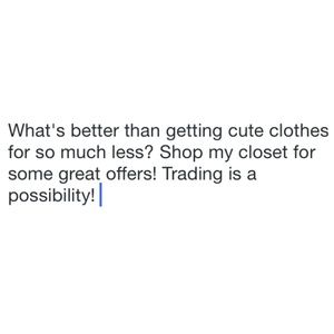 Check out my closet!