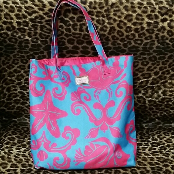 ☆HP 6/30☆ Lilly Pulitzer  Sealife  nylon tote