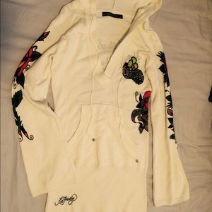Ed Hardy Long Sleeve with Hoodie