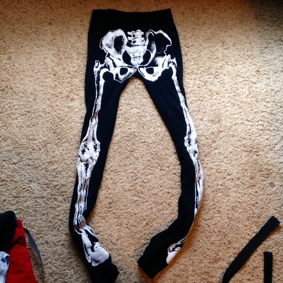 Skeleton leggings
