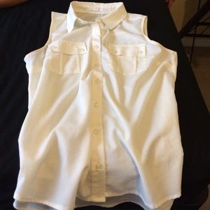 White button down shirt