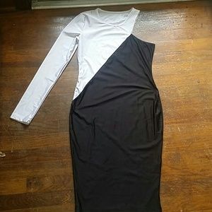 Black and white Body con dress