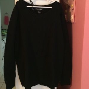 Forever 21 black knit sweater