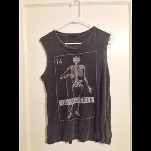 Truly Madly Deeply La Muerte muscle tank