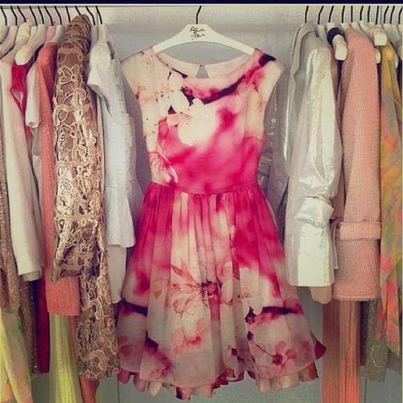 Alice and Olivia cherry blossom dress