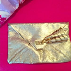 Lilly Pulitzer Gold Envelope Clutch