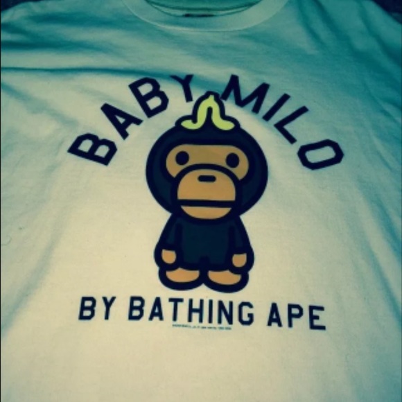 🚫SOLD🚫 Long Sleeve Baby Milo Bape Shirt