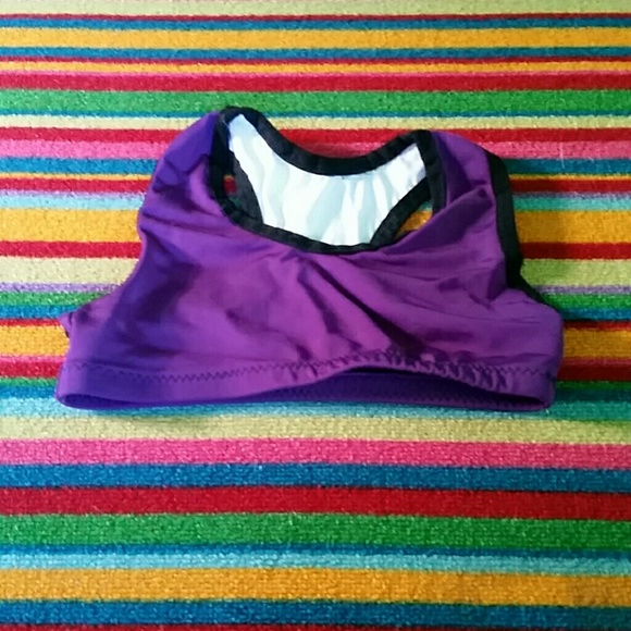 Purple with White and Black