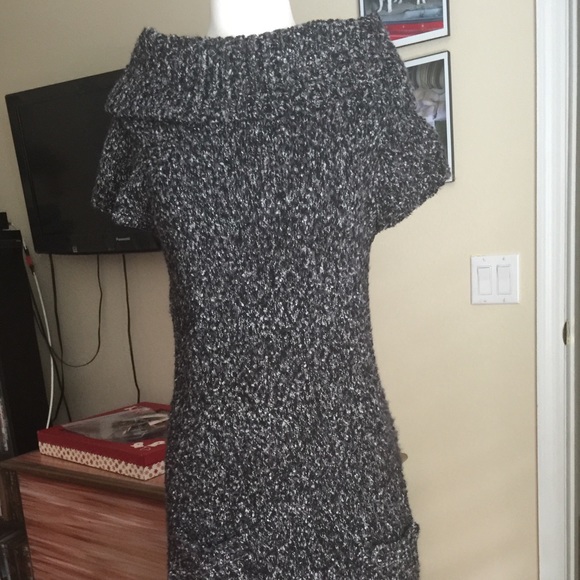 INC Knit cowel neck sweater/dress - Picture 2 of 4