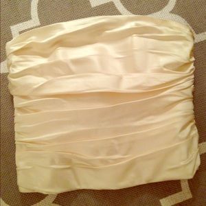 Monique Lhuillier pleated bodice corset weddings