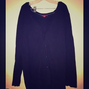 Woman's black merona cardigan