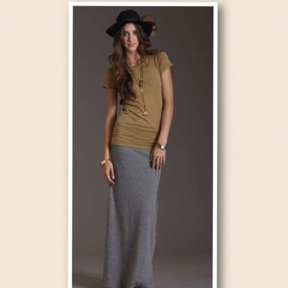 bobeau maxi skirt