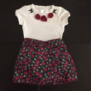 SOLD🐝Gymboree skirt with built in shorts! Sz 3t
