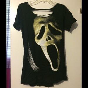 Scream 'Ghostface' Caged Back Tee