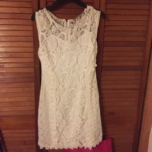 White Lace BodyCon Dress