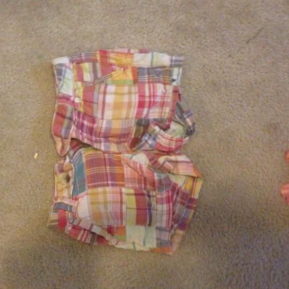 Plaid shorts