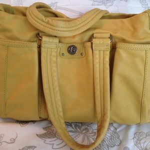 Marc Jacob Yellow Leather Tote
