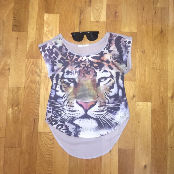 Chiffon Tiger Blouse