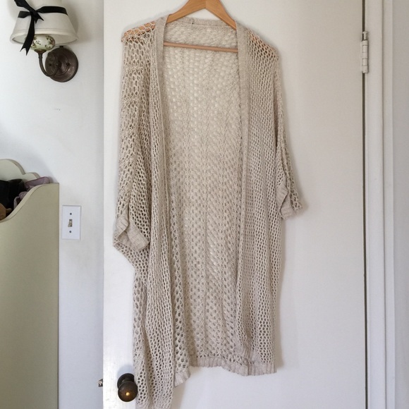 MOST LOVED Brandy crochet long cardi