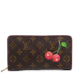 Louis Vuitton Monogram Cerises Cherry Zippy Wallet