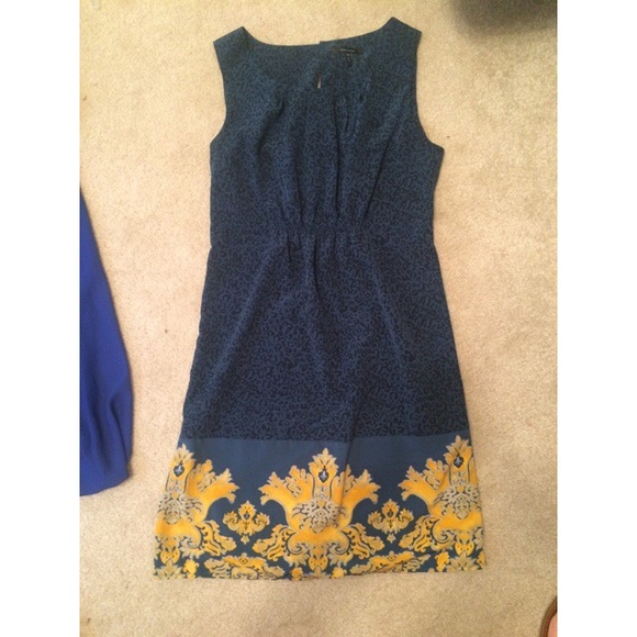 Cheetah blue dress