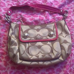 Coach poppy groovy purse