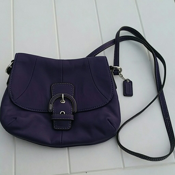 Coach purple crossbody