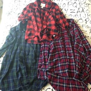 Forever 21 flannels! 🌸