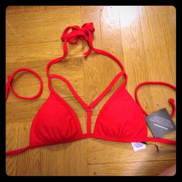 Nasty gal caged bikini top