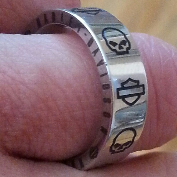 Harley Davidson  B & S-Willy G Spinner Band Ring 6
