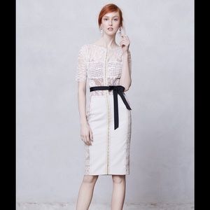 Byron Lars Daisy Lace Sheath dress.