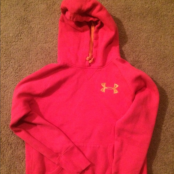 Under amour pink hoodie.