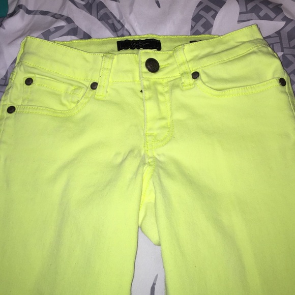 Jessica Simpson Lime Green Skinny Jeans