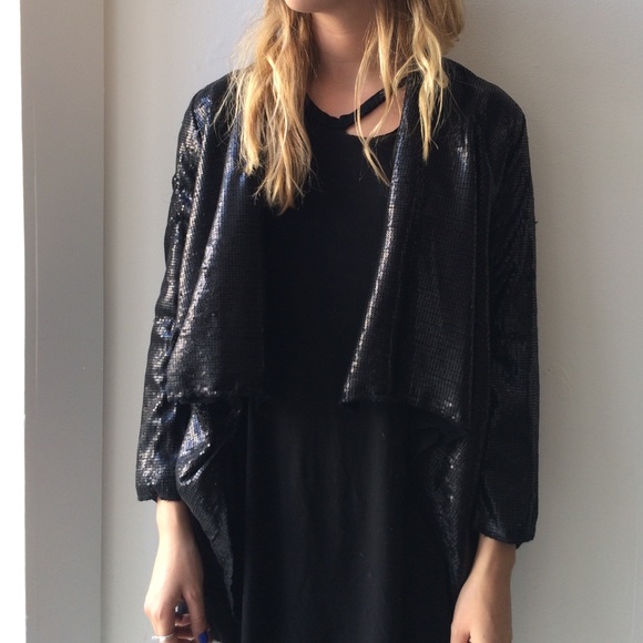 Black sequin jacket