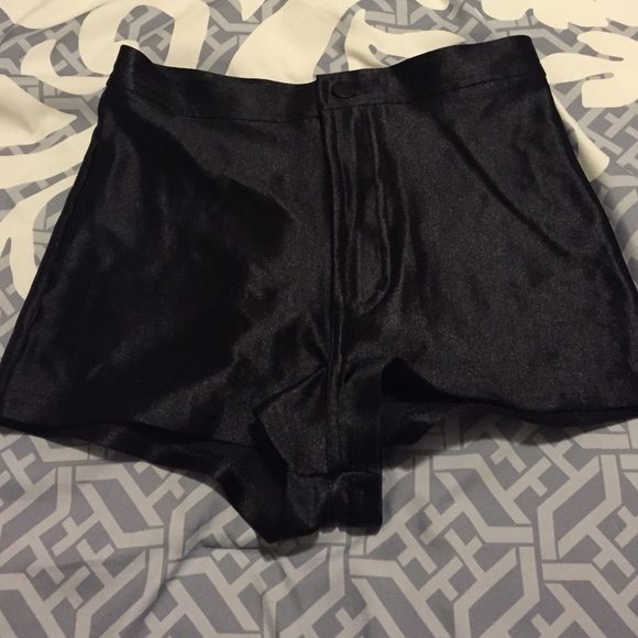 Black Disco Shorts